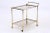 Vintage Glass Serving Cart, 1960s For Sale - Image 8 of 10