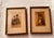 Wood Antique Folk Art Print Pair, Giltwood Frames, c.1890 For Sale - Image 7 of 9