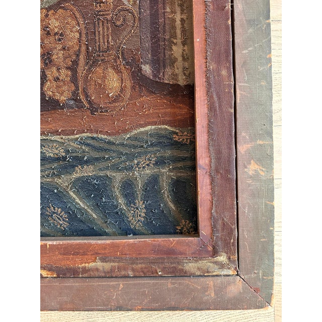 Antique Handcrafted needlepoint depicting a classical romanticized Orientalist For Sale In New York - Image 6 of 18