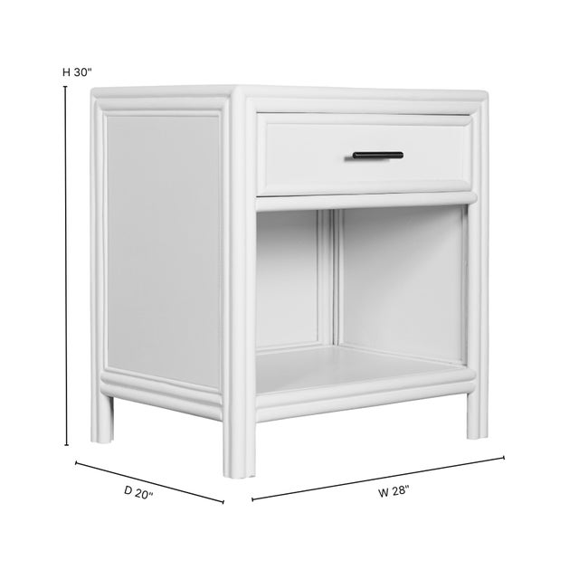 Contemporary Capri End Table in Evergreen For Sale - Image 3 of 8