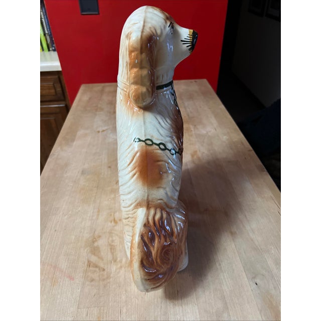 Antique Decorated Staffordshire Spaniel Dog, Circa 1860's For Sale - Image 10 of 16