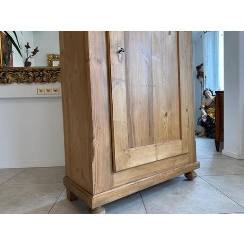 Farmhouse Biedermeier Cabinet in Softwood For Sale - Image 6 of 14