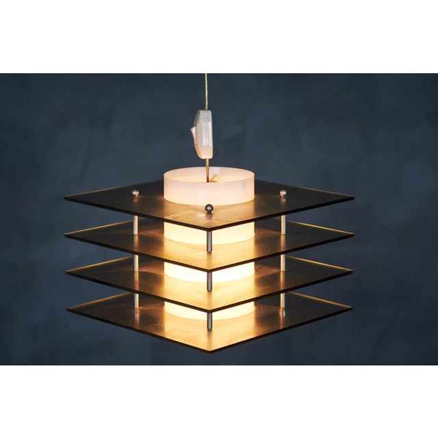 Mid-Century Modern Vintage Space Age Danish Pendant Lamp, 1970s For Sale - Image 3 of 9