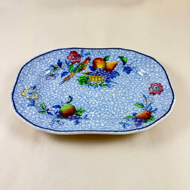 1920s Copeland Spode George III Bacon Platter For Sale - Image 5 of 10