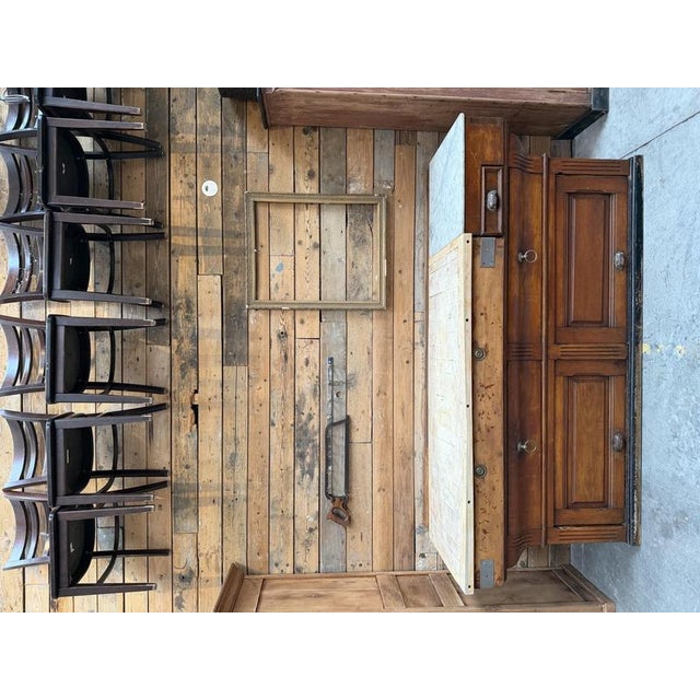 Large Late 19th Century Butcher Block For Sale - Image 4 of 13