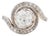 Circa 1900 Belle Époque Ring - Tourbillon Design With Old-Cut Diamonds 18k Gold For Sale