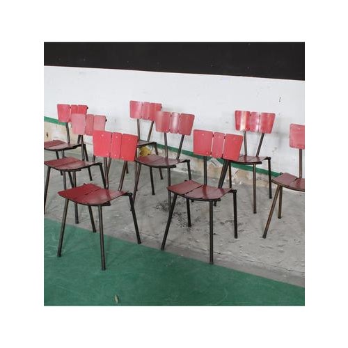 Amaranth Chairs by Doro Cuneo, 1950-1960, Set of 8 For Sale - Image 6 of 18
