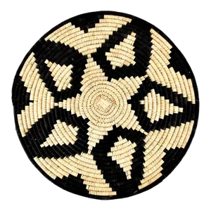 Late 20th Century African Flat Basket
