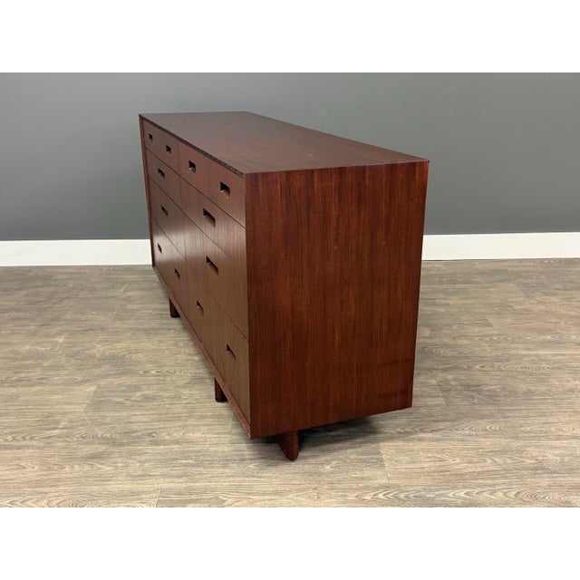Mid-Century Modern 1950s Refinished Frank Lloyd Wright Taliesin Dresser For Sale - Image 3 of 10