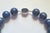 Metal Natural Lapis Lazuli Necklace With Agate Druzy Clasp For Sale - Image 7 of 7