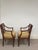 Wood Pair of Antique Regency Style Armchairs With Trellis Back For Sale - Image 7 of 8