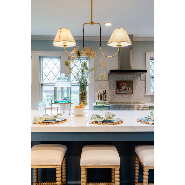 Mitzi Janie 13 in. 2 Light Linear in Aged Brass and True Bronze Finish For Sale - Image 11 of 12