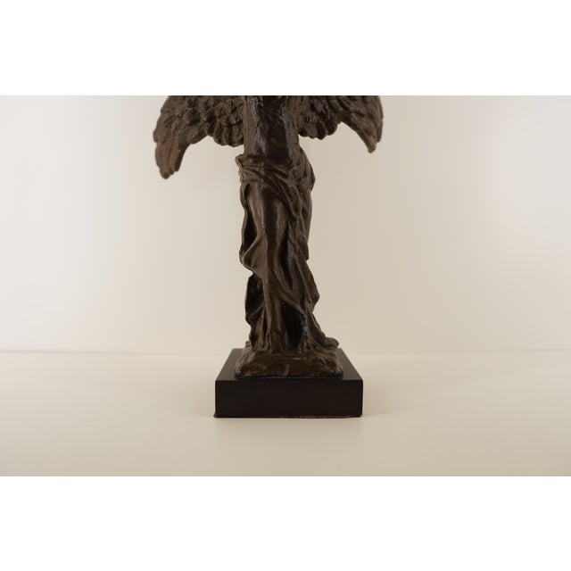 Vintage Bronze Winged Victory of Samothrace Sculpture For Sale In Austin - Image 6 of 12
