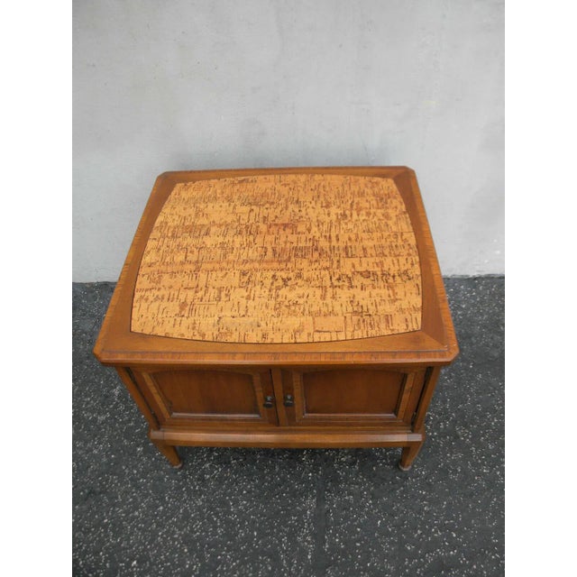 Mid 20th Century Vintage Mid Century Modern Nightstand End Side Table For Sale - Image 5 of 13