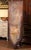 19th Century French Brass Lavabo Fountain on Carved Oak Wall Panel For Sale - Image 12 of 13