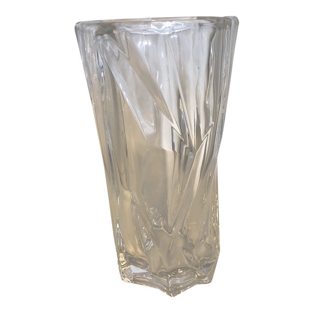 Cubist Style Fragmented Glass Vase For Sale