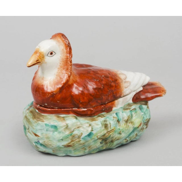 Mid 19th Century Staffordshire Style Dove Tureen For Sale - Image 5 of 8