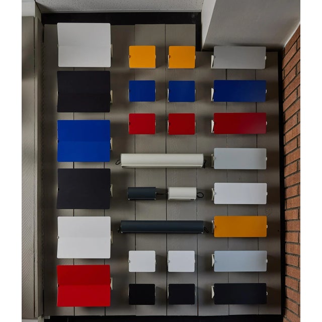 Large Charlotte Perriand 'Applique à Volet Pivotant Plié' Wall Light in Aluminum For Sale - Image 11 of 12