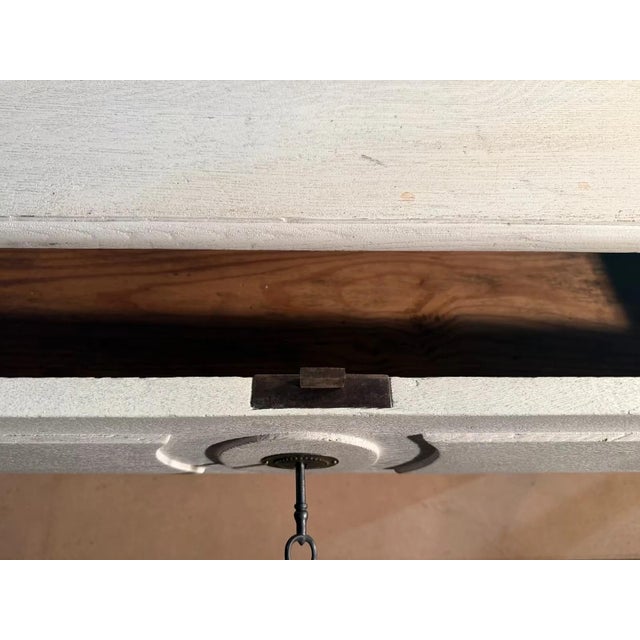 Empire Louis XVI Chest of Drawers in White Oak, 1890s For Sale - Image 9 of 13