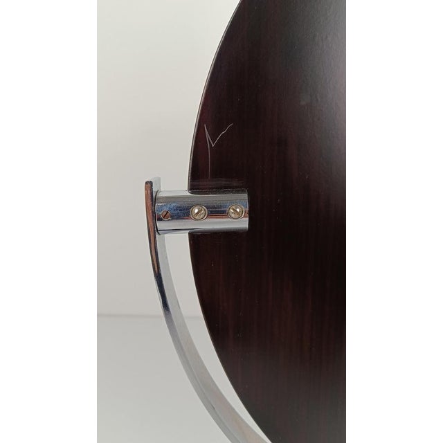 Silver Vintage Eye Wear Counter Mirror with Adjustable Stand in Polished Chromed Metal, 1970s For Sale - Image 8 of 18