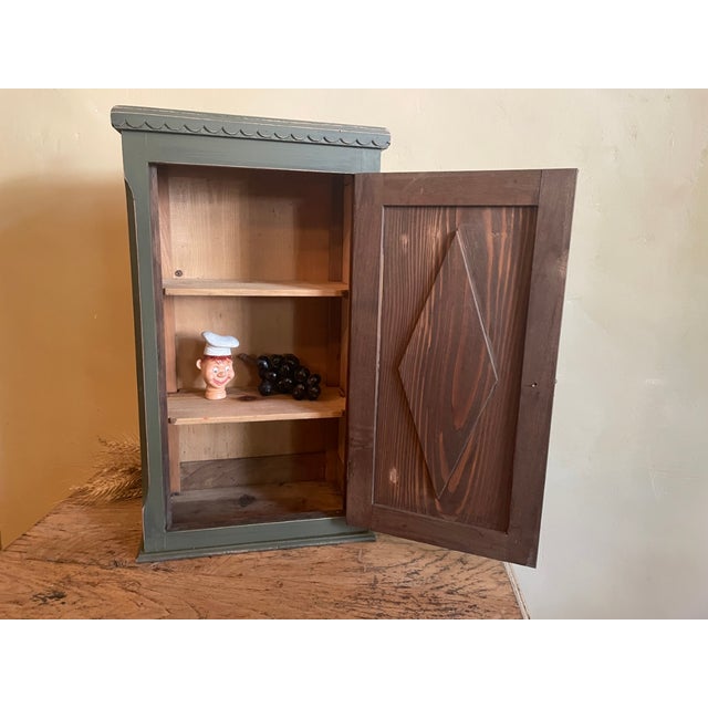 Antique French Wall Cabinet, 1890s For Sale - Image 11 of 16