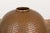 Prem Collection Handcrafted Brown Vase with Textured Honeycomb Style Motifs For Sale - Image 4 of 12
