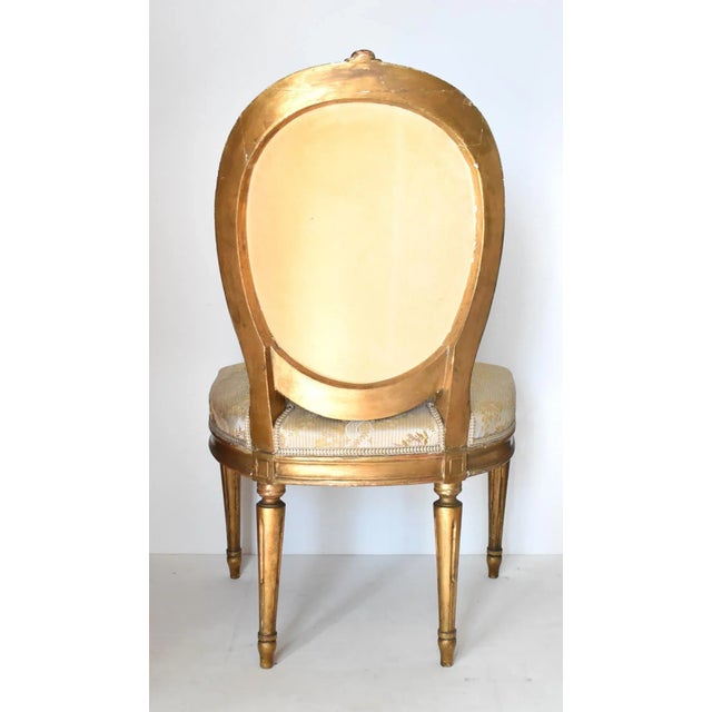 Antique 18th-Century French Gilt Chairs - a Pair For Sale In San Francisco - Image 6 of 13