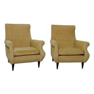 Vintage Italian Lounge Chairs, 1950s, Set of 2 For Sale