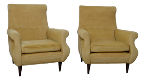 Vintage Italian Lounge Chairs, 1950s, Set of 2
