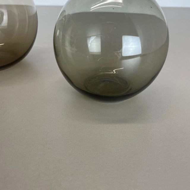 Turmalin Ball Vases attributed to Wilhelm Wagenfeld for WMF, Germany, 1960s, Set of 2 For Sale - Image 13 of 18