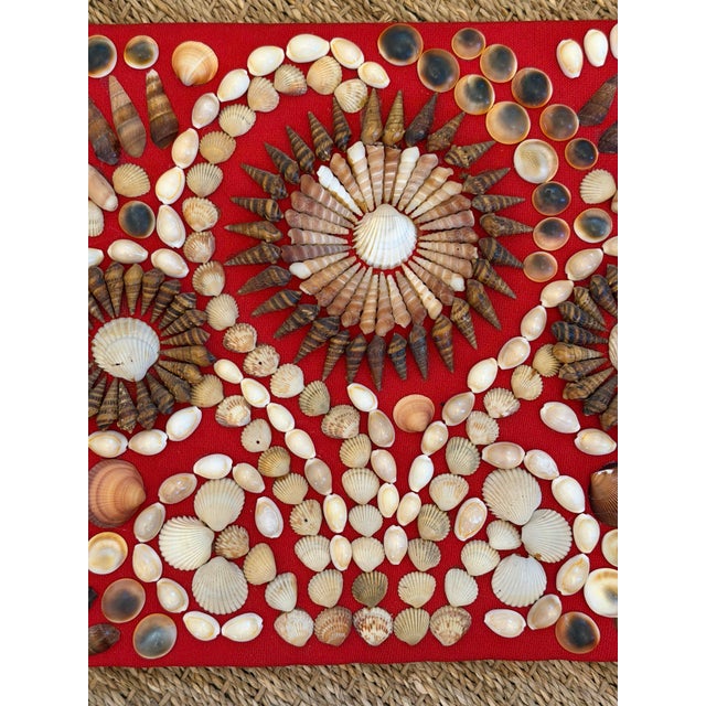 Ivory Antique Sailor’s Valentine Shell Panel For Sale - Image 8 of 12