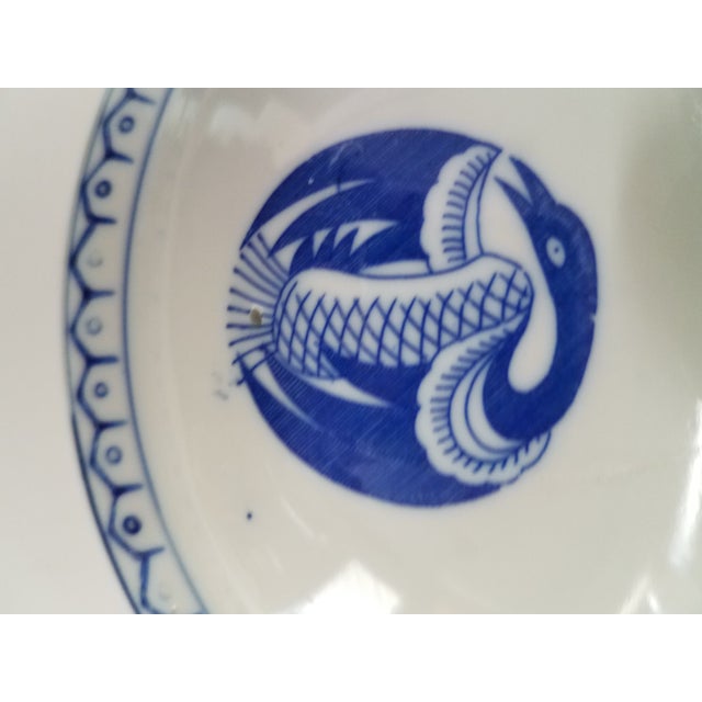 1950s Vintage Chinoiserie Jackson China Lidded Rice Bowl Marked For Sale - Image 5 of 6
