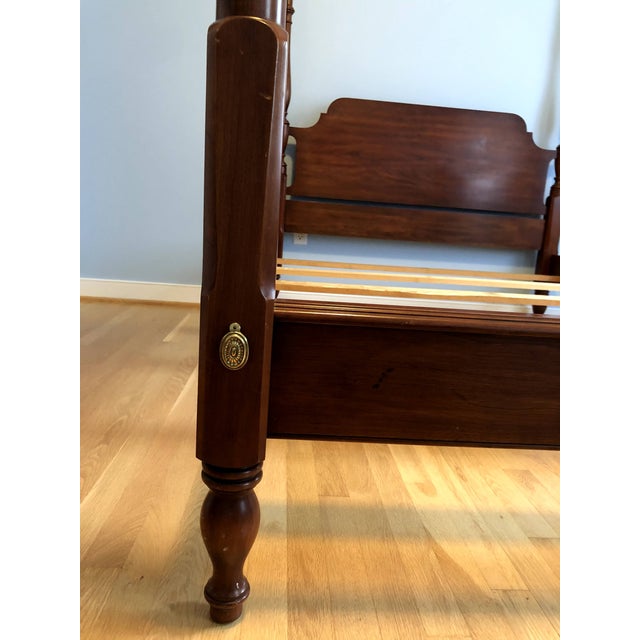 Henkel Harris Full/Double Bed in Black Cherry For Sale - Image 9 of 9