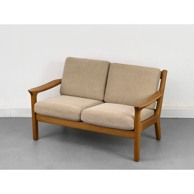 Vintage Danish Oak Sofa by Juul Kristensen, 1970s For Sale - Image 6 of 18