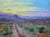 Nevada Desert Sunset Plein Air Oil by L Haas For Sale