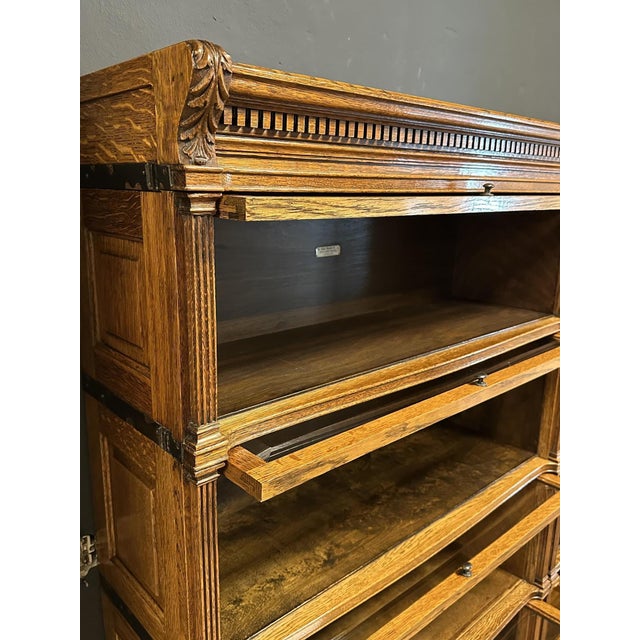 Stackable Display Bookcase from Globe Wernicke, 1890s, Set of 12 For Sale - Image 10 of 16