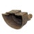 Chinese Rustic Iron Color Finish Sitting Buddha Statue For Sale - Image 4 of 7