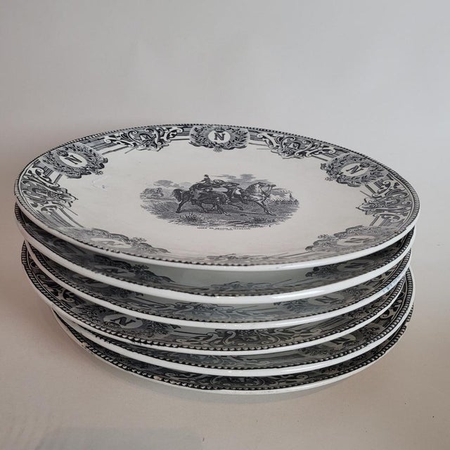 Late 19th Century Plates from Boch La Louvière, Set of 18 For Sale - Image 16 of 18