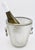 Glass Mid 20th Century English Crystal Diamond Cut Ice Bucket For Sale - Image 7 of 7