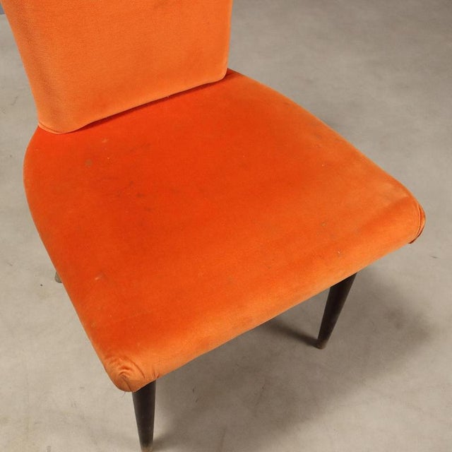 Orange Orange Dining Chairs, 1980s, Set of 8 For Sale - Image 8 of 10