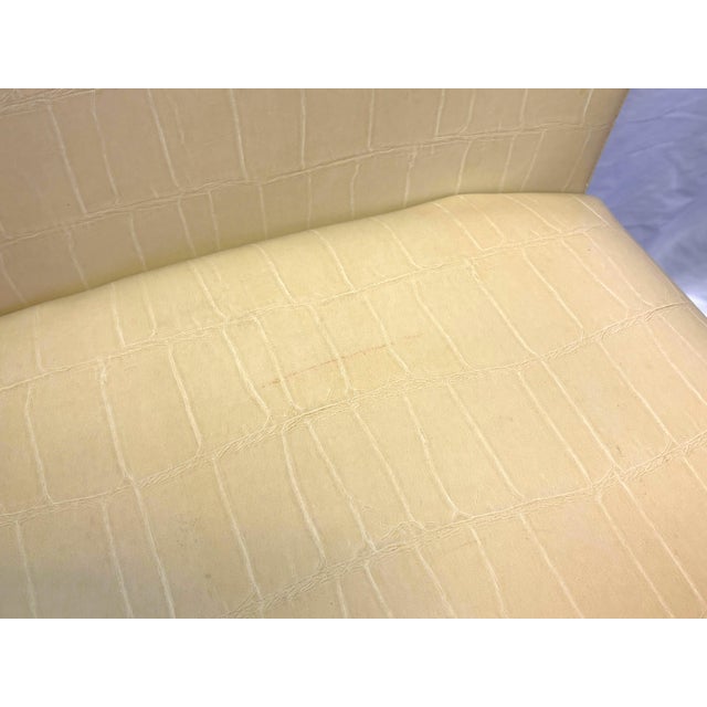 Hickory Business Furniture Faux Croc and Metal Office Chairs - A Pair For Sale - Image 18 of 18