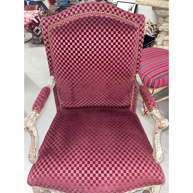 Louis XV Style 19th Century Bergere For Sale - Image 11 of 14