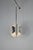 Italian Space Age Hanging Lamp with White Painted, Metal & Chrome Shields, 1970s For Sale - Image 6 of 18