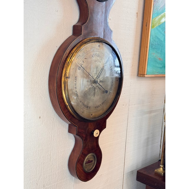 George III Mahogany Barometer For Sale - Image 13 of 13