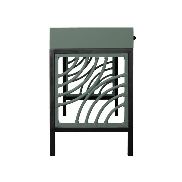 Not Yet Made - Made To Order Swirl Writing Desk - Evergreen For Sale - Image 5 of 9