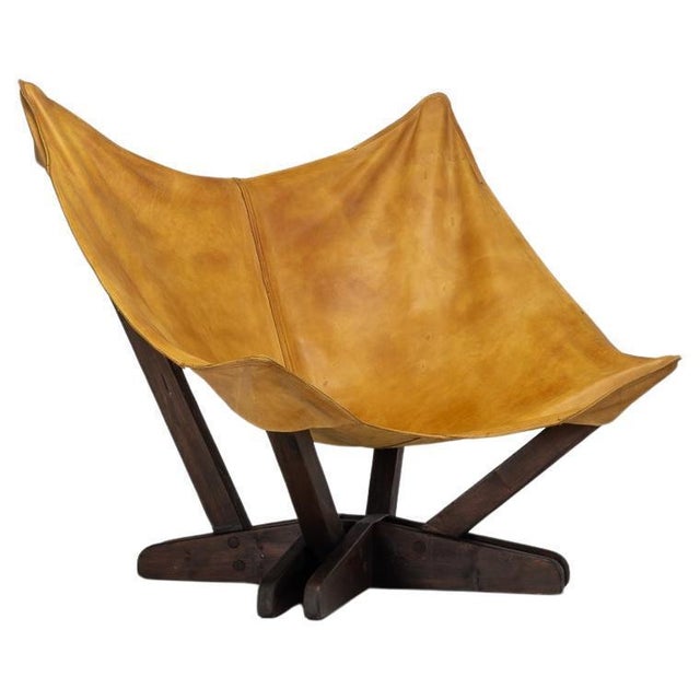 Butterfly Chair in Pine and Leather, Sweden, 1960s For Sale - Image 16 of 16