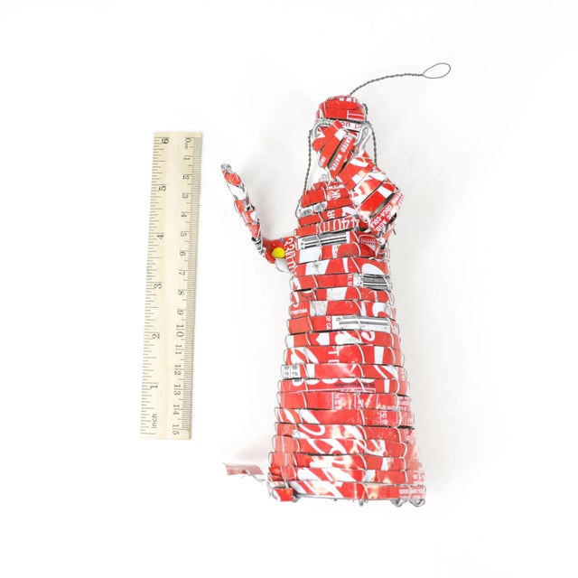 Metal Early 20th Century Praying Figural Coke Can Sculpture South Africa For Sale - Image 7 of 7