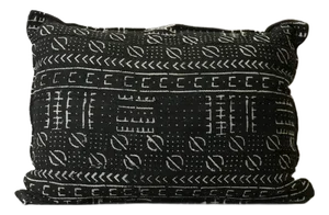 Black Mud Cloth Cushion