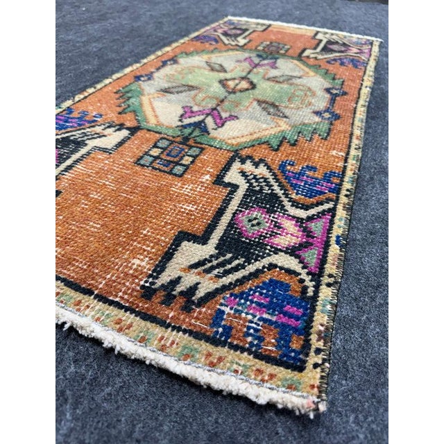 Early 21st Century Turkish Yastik Rug 1'5" x 3' For Sale - Image 5 of 5