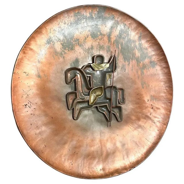 Copper French Copper Horse Plaque For Sale - Image 8 of 8